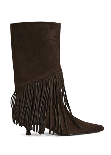 Nick Dark Brown Women's Suede Boots