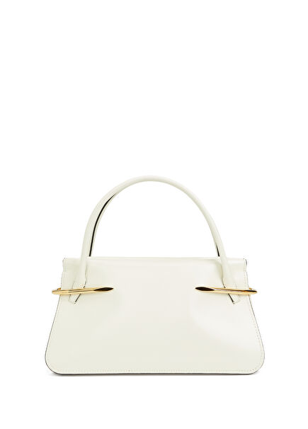 Pinch Krem Kadın Deri Çanta