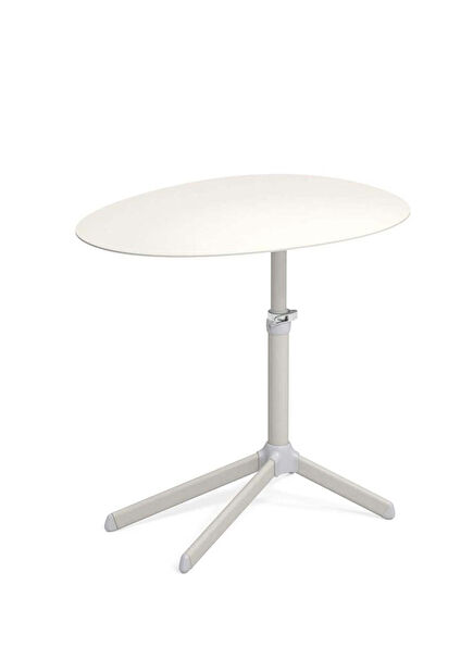 Terramare Smart White Alüminyum Yan Sehpa