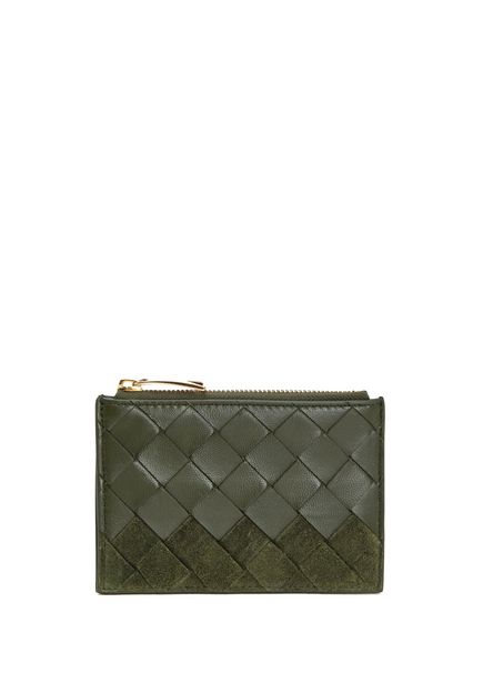Dark Green Women's Leather Card Holder