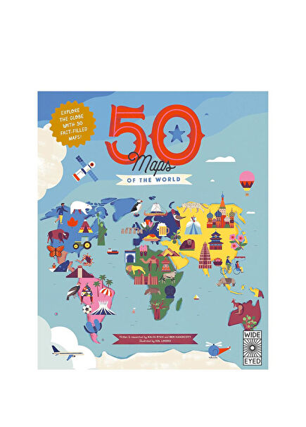 50 Maps of the World Çocuk Yabancı Dil Kitabı
