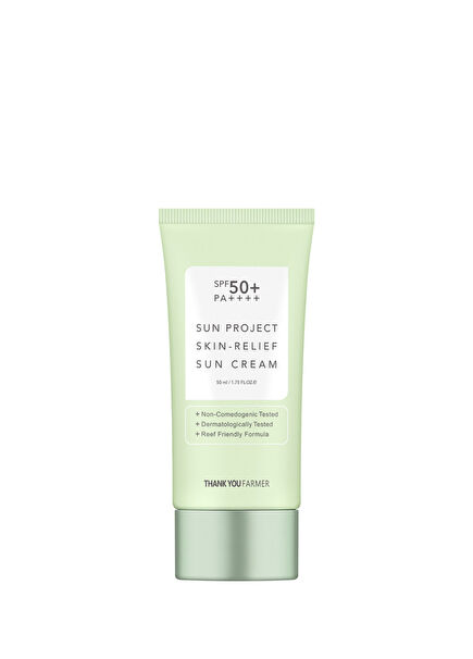 Sun Project Skin Relief Sun Cream SPF50+ PA++++ Güneş Kremi 50 ml