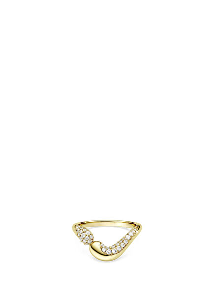 Classica Ring Op Whı Gos 18K Gold Plated Women's Ring