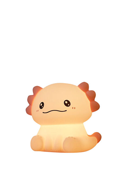 Sevimli Axolotl Çocuk Odası Gece Lambası