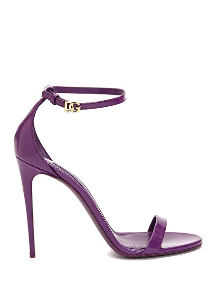 Purple Women's Leather Sandals