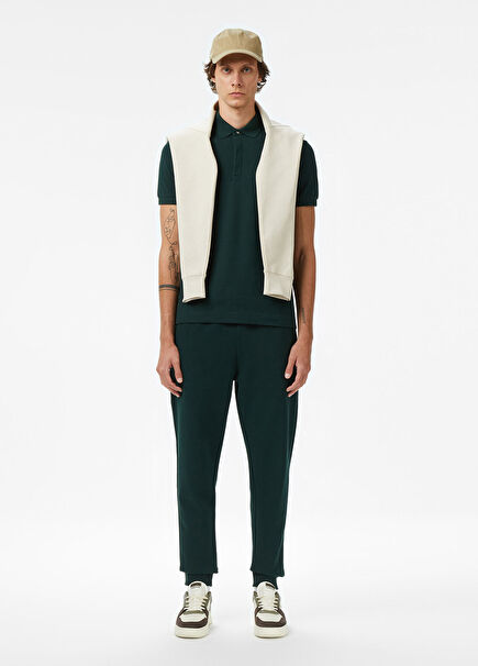 Koyu Yeşil Slim Fit Erkek Eşofman Altı