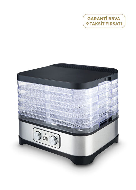DH 2025 Siyah 250W Meyve ve Sebze Kurutucu
