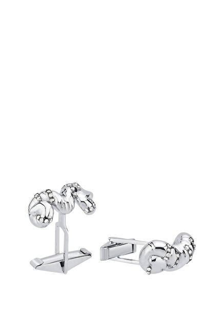 Aires Silver Cufflink