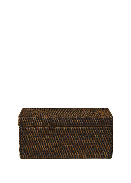 Kapaklı Rattan Saklama Kutusu  