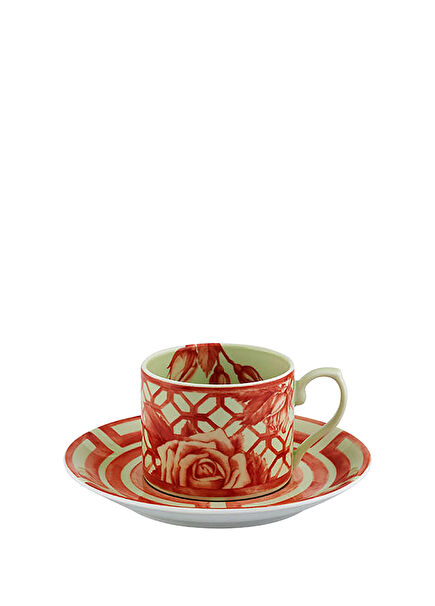 Meaning Orange Porcelain Teacup