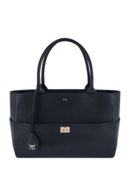 DIANA - BLACK LEATHER Black Women's Leather Bag