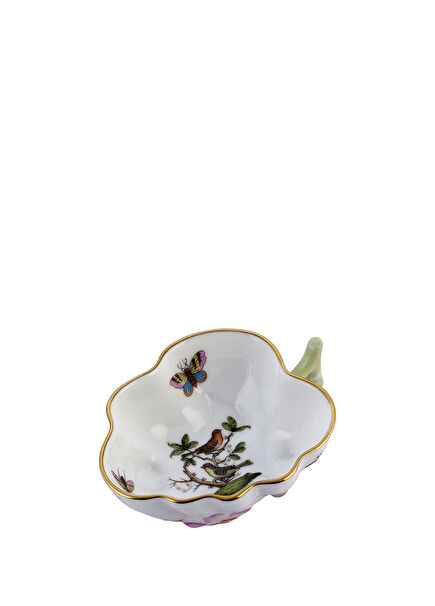 Rothschild Desenli Renkli Porselen Küçük Yaprak Kase