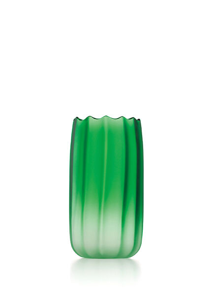 Mare Fonda Matte Pistachio Green Glass Small Size Vase