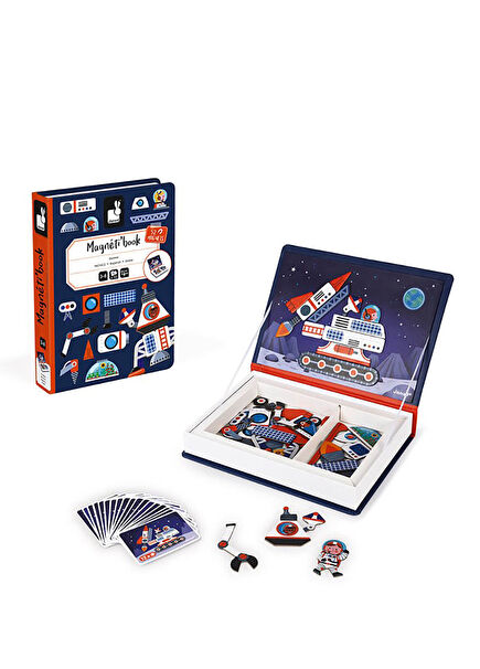 Space Magnetic Play Book