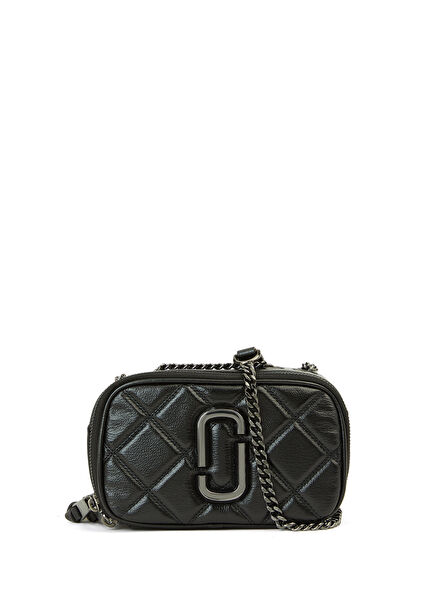 The Quilted Softshot Black Women's Leather Bag