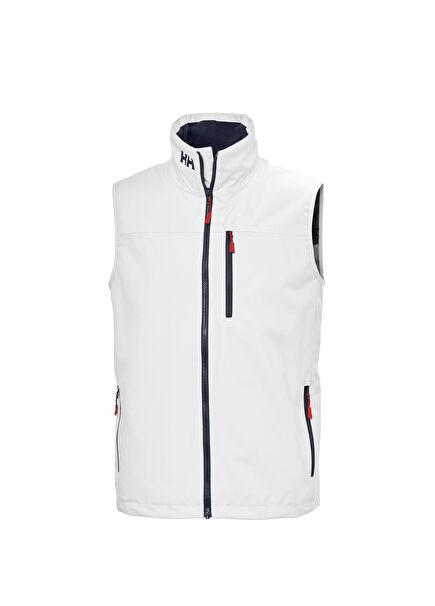 Crew White Men's Sports Vest