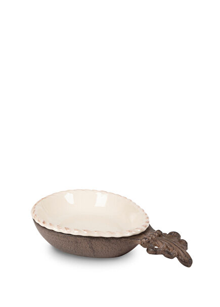 Stonwr Krem Seramik Kaşıklık