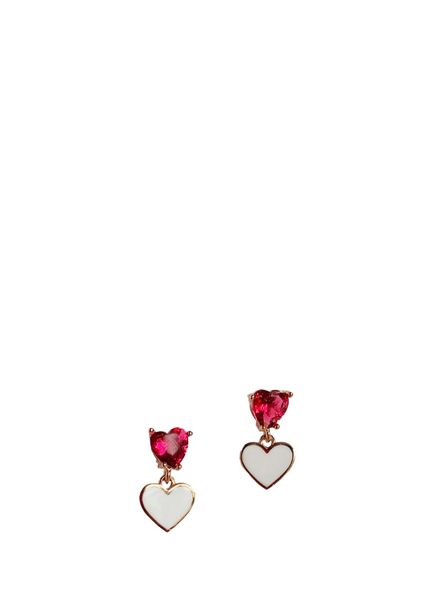 Dangling Heart-Shaped Girls Earrings