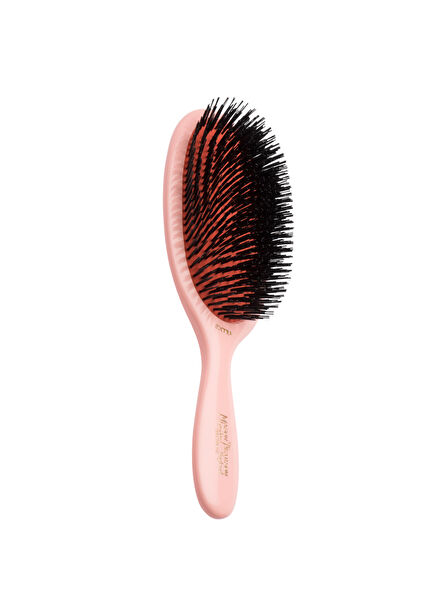 Large Extra Boar Bristle B1 Pink Wide Hair Brush