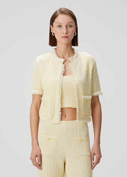 Yellow Tweed Jacket