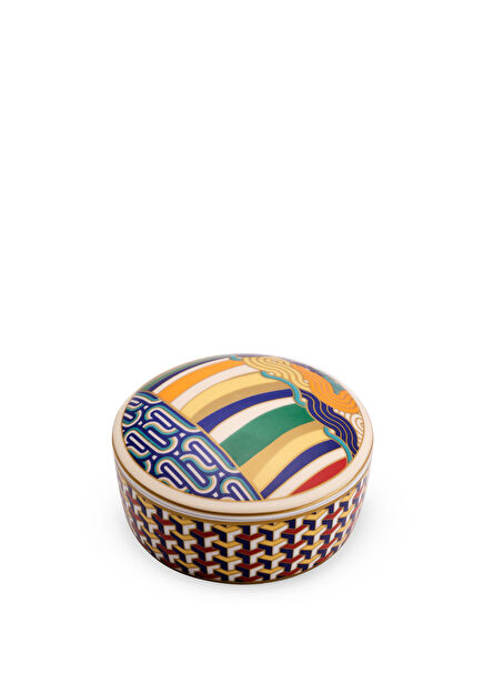 Living Porcelain Decorative Box with Lid