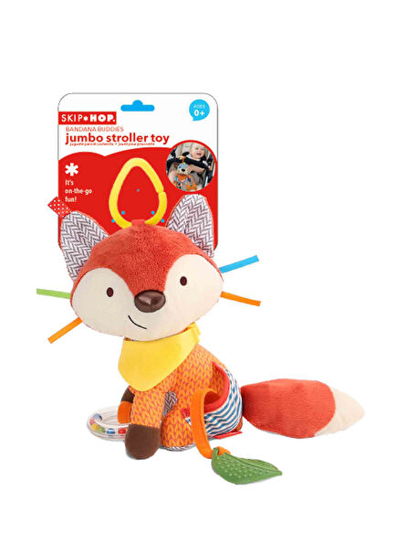 Bandana Buddies 0+ Months Fox Figured Hanging Baby Toy