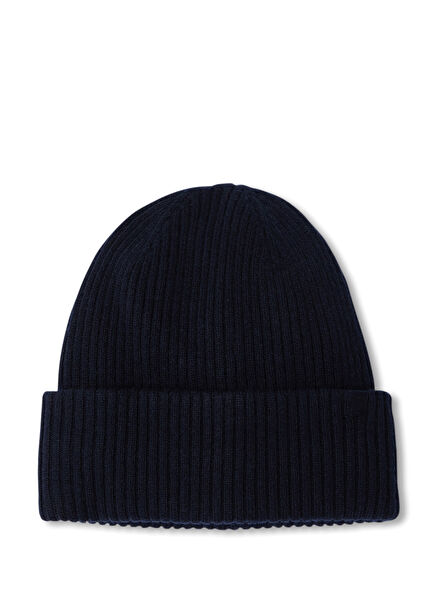 Lacivert Ribana Örgü Kız Çocuk Bere