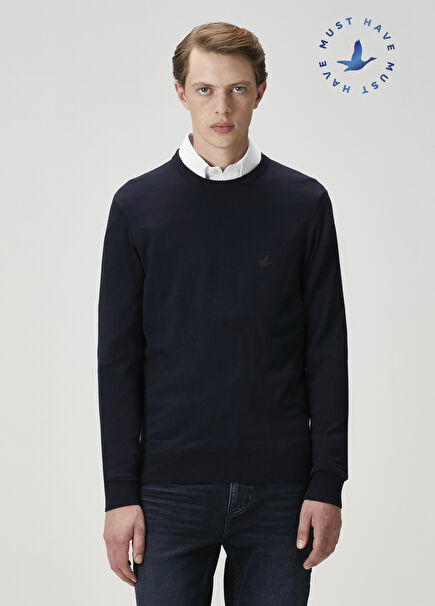 Navy Blue Sweater