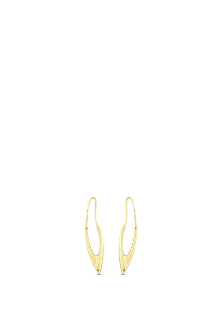 Geometric 14K Women's Gold Earrings