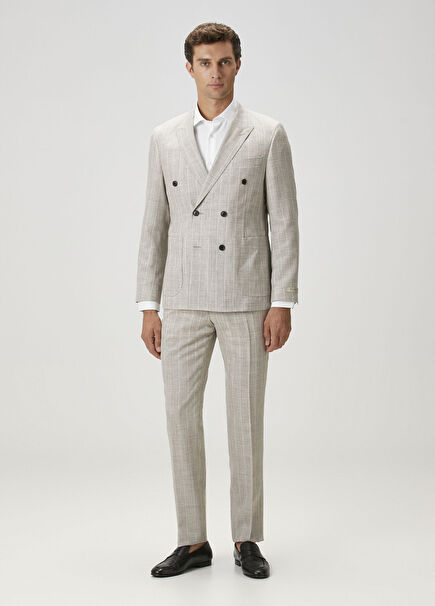 Drop 7 Striped Wool Suit