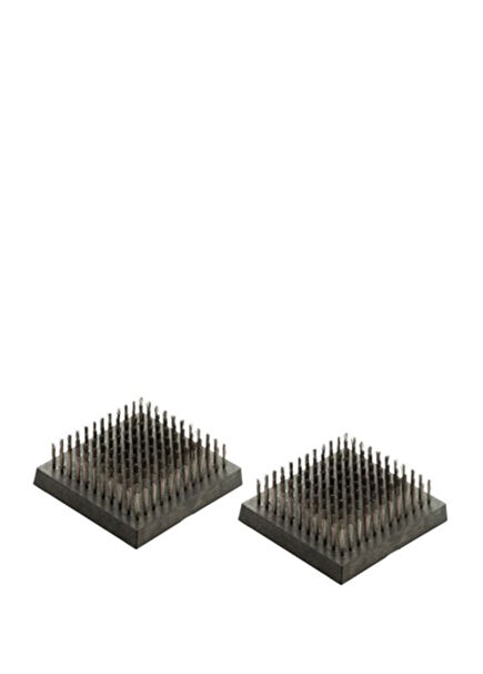 Pure Paslanmaz Çelik 2'li Izgara Temizleme Fırçası