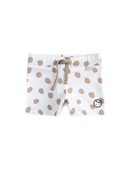 Cosmos Kahverengi UV Korumalı Unisex Çocuk Şort Mayo 