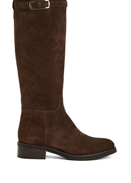 Brown Women's Suede Boots