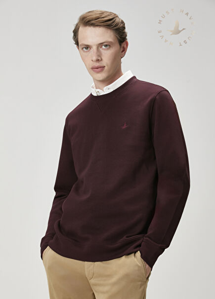 Mürdüm Basic Sweatshirt