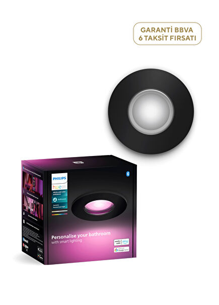 Hue Xamento Black Surface Mounted RGB 400 Lumens Smart LED Spot Lighting