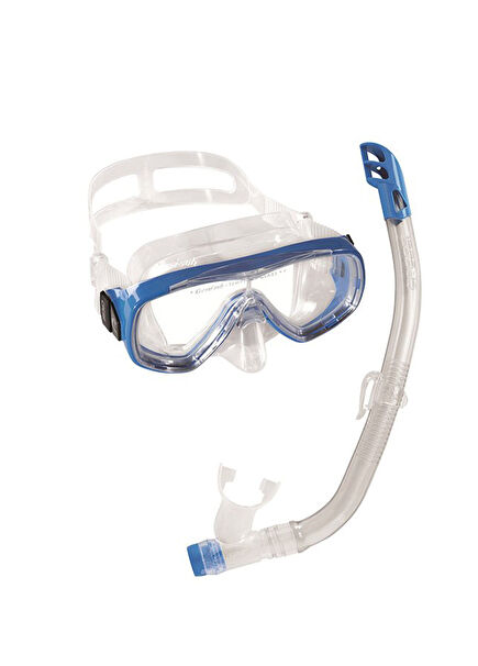 Junior Ondina Blue Mask and Snorkel Set