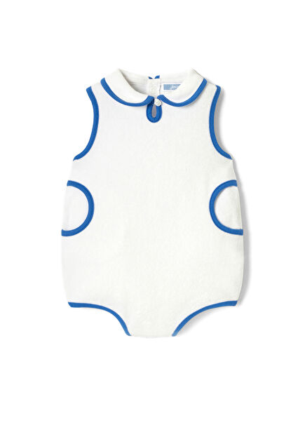 Terry Fabric Newborn Girl Baby Short Romper