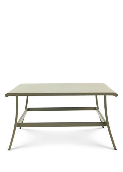 Elisir Mud Grey Metal Coffee Table