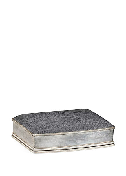 Modern Luxe Gümüş Mücevher Kutusu