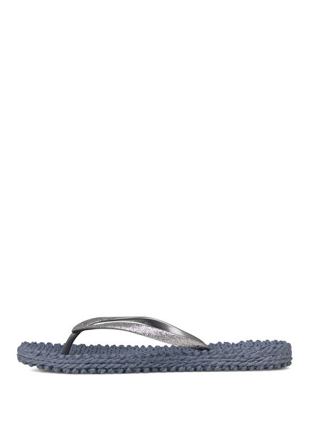 Glitter Grey Women's Beach Slippers