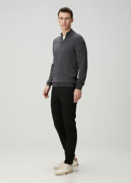 Black Organic Cotton Pants