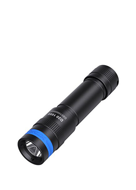 D20 1000 Siyah Lumen Fener