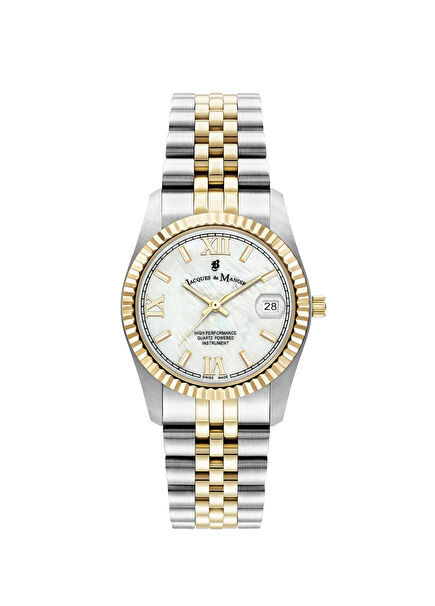 JWL01303 Metallic Gray Gold Color Women's Wristwatch