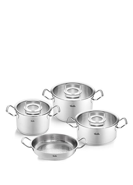 Original Profi Collection Glass Lid Steel 7 Piece Cookware Set