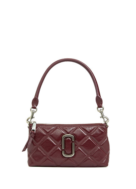 The Quilted Snapshot Bordo Kadın Deri Çanta