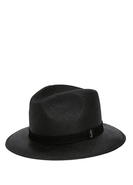 Black Men's Straw Hat
