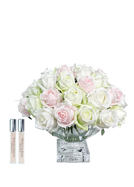 Pembe ve Yeşil 37 Güllü Oda Kokusu