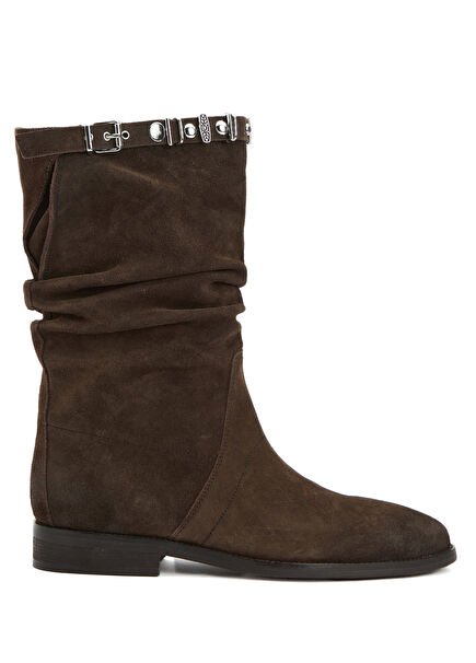 Brown Stones Women's Suede Boots