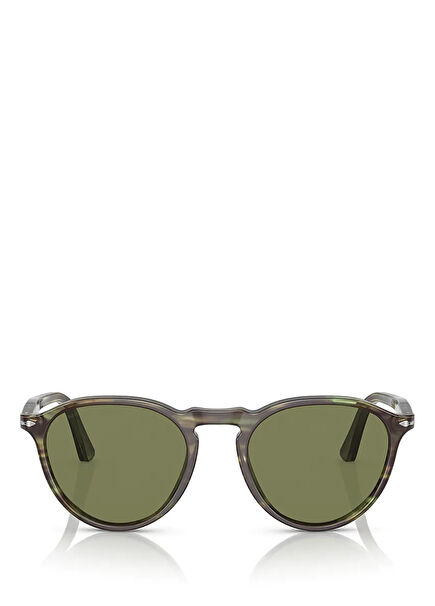 Yeşil Yuvarlak Formlu Unisex Güneş Gözlüğü