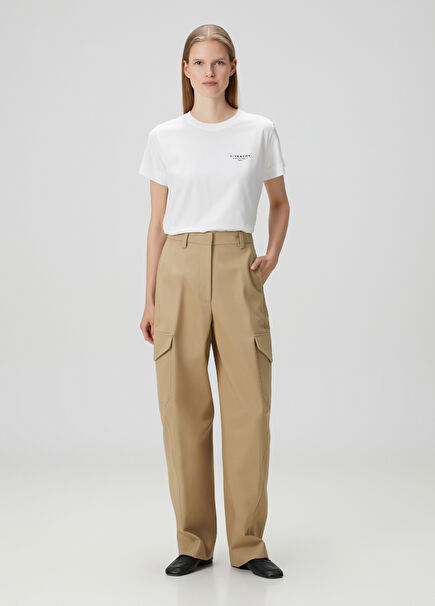 Bej Kargo Pantolon